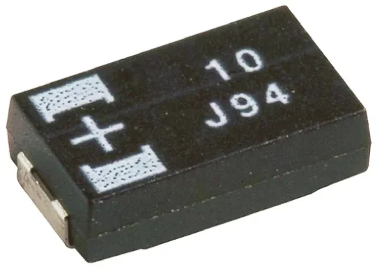 Condensateur au polymère Panasonic POSCAP TPC, 47μF, 6.3V c.c., Montage en surface
