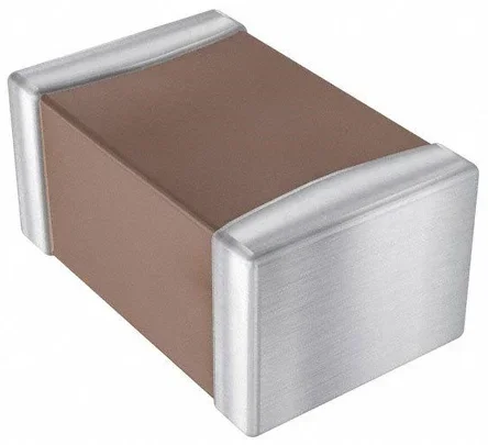 Condensateur céramique multicouche, CMS, 1nF, 50V c.c.
