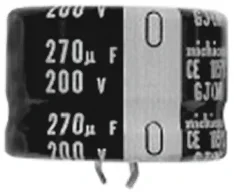 Condensateur Nichicon série GJ, Aluminium électrolytique 270μF, 200V c.c.
