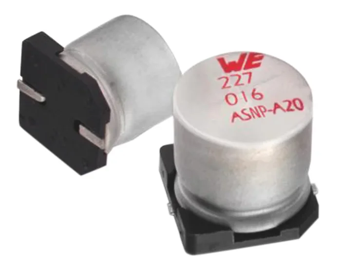 Condensateur Wurth Elektronik série WCAP-ASNP, Aluminium électrolytique 4.7μF, 50V c.c.
