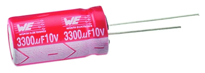 Condensateur Wurth Elektronik série WCAP-AT1H, Aluminium électrolytique 68μF, 25V c.c.
