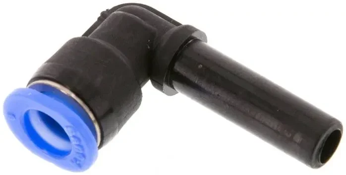 Connecteur coudé avec embout de 6mm, IQS-Mini