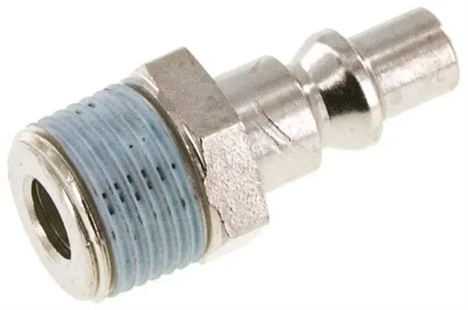 Connecteur d’accouplement (ARO/ORION) R 3/8″(AG), acier trempé & nickelé