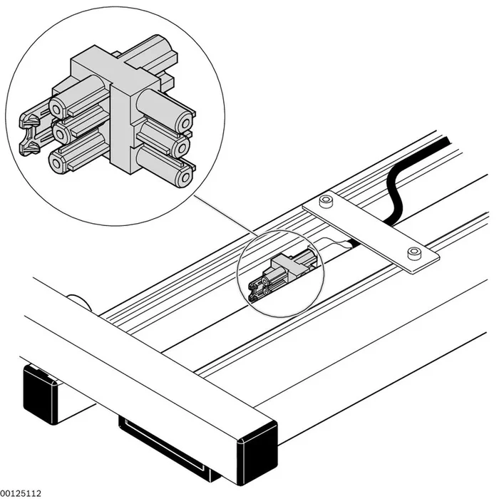 Connecteur d&rsquo;éclairage Bosch Rexroth série 38425, Enfichable