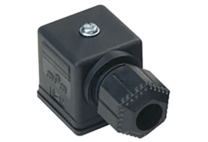 Connecteur DIN 43650, 2P+E, 16A, 250 V c.a., 300 V c.c., série 121012, IP65, IP67