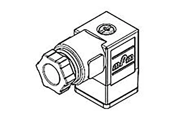 Connecteur DIN 43650, 2P+E, 16A, 250 V c.a., 300 V c.c., série 121023, PG7, IP65, IP67
