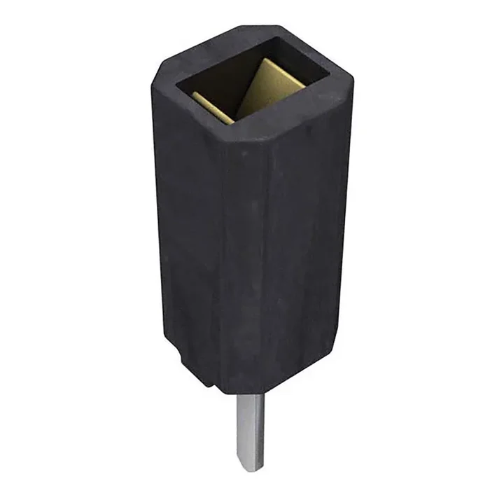 Connecteur femelle pour CI, 10 contacts, 1 rangée, 2.54mm, Traversant, Droit