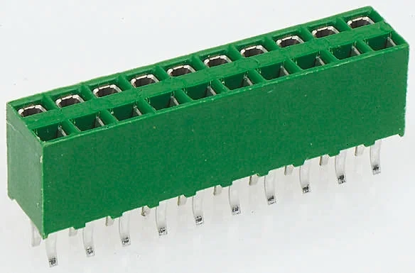 Connecteur femelle pour CI, 8 contacts, 2 rangées, 2.54mm, Traversant, Droit