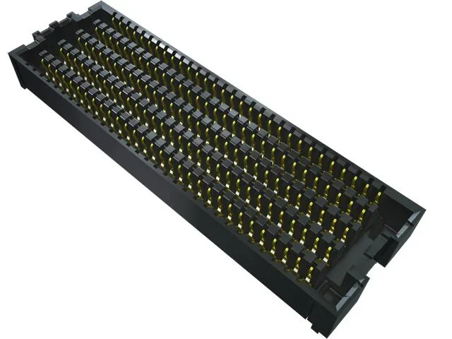 Connecteur femelle pour CI, 80 contacts, 4 rangées, 1.27mm, Montage en surface, Angle droit