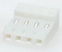 Connecteur IDC TE Connectivity Femelle, 4 contacts, 1 rangée, pas 3.96mm, Montage sur câble, série MTA-156