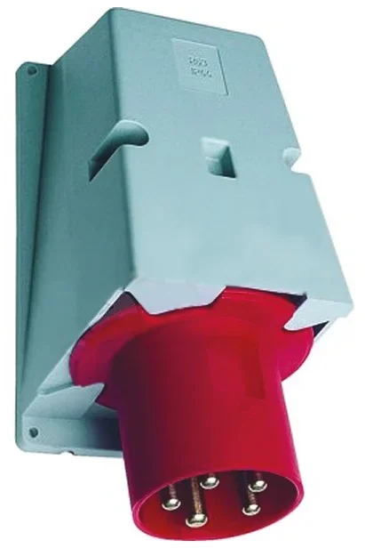 Connecteur industriel Amphenol Industrial Tough & Safe Mâle, 3P + N + E, 63A, 415 V, Montage panneau