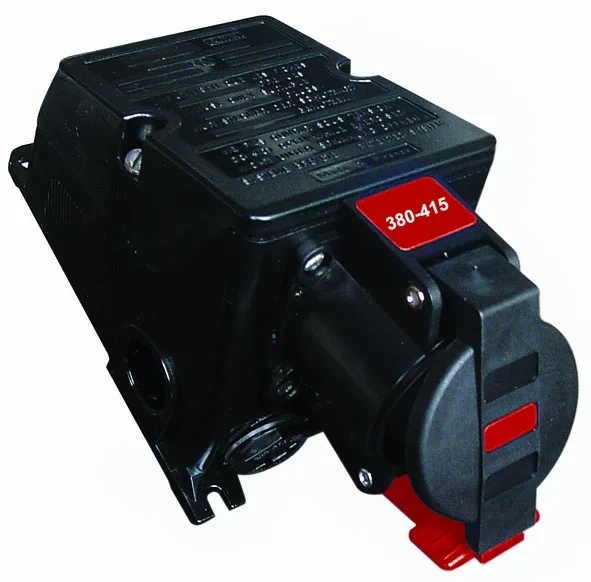 Connecteur industriel Emerson Network Power Femelle, 3P + E, 16A, 380 – 415 V c.a. 50 / 60 Hz, Montage en surface