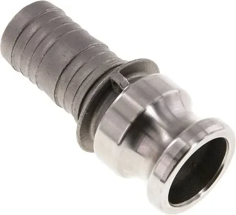 Connecteur Kamlock (E) 32 (1-1/4&Prime;)mm de tuyau, acier inoxydable (1.4408)
