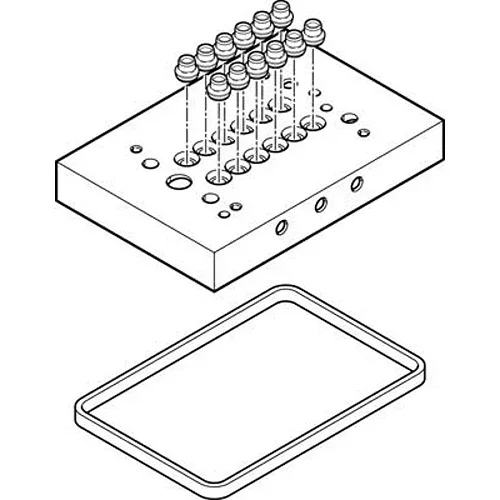 Connecteur mâle Festo CPV10 566711