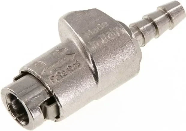 Connecteur professionnel avec support à double griffe – embout de tuyau 6 mm
