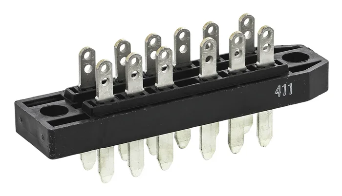 Connecteur rectangulaire TE Connectivity série RP622, 12 contacts Mâle, Droit