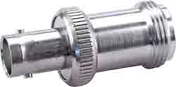 Connecteur RF Huber+Suhner BNC Femelle vers N Femelle, Droit 0 → 4GHz