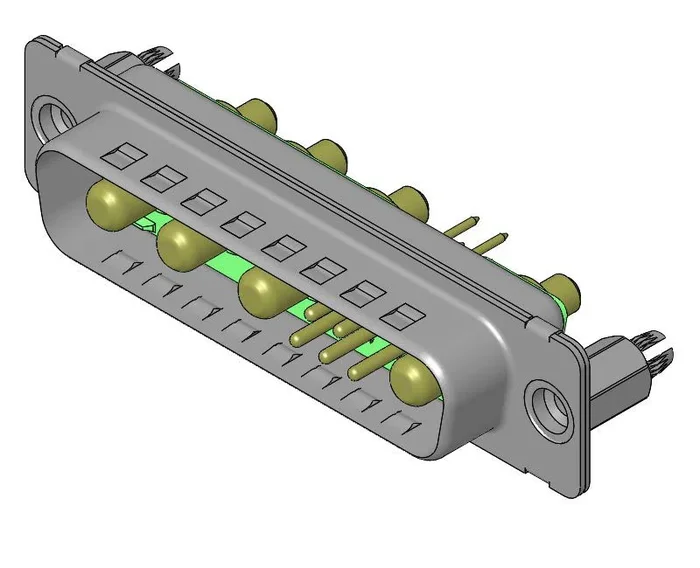 Connecteur Sub-D Femelle FCT from Molex 9 voies Droit