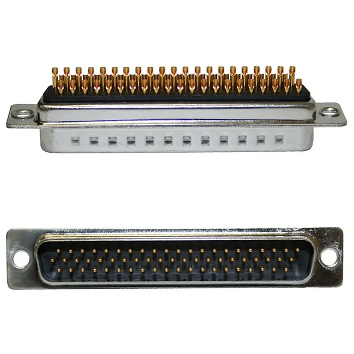 Connecteur Sub-D Femelle Norcomp 44 voies Montage panneau Droit