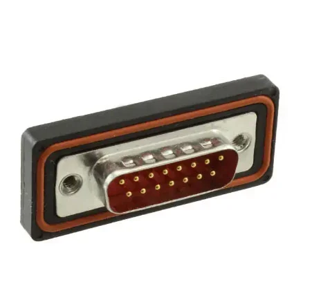Connecteur Sub-D Mâle FCT from Molex 15 voies Montage panneau Droit