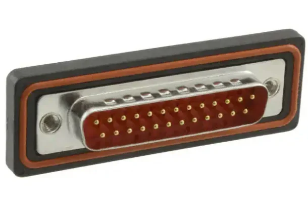 Connecteur Sub-D Mâle FCT from Molex 25 voies Montage panneau Droit