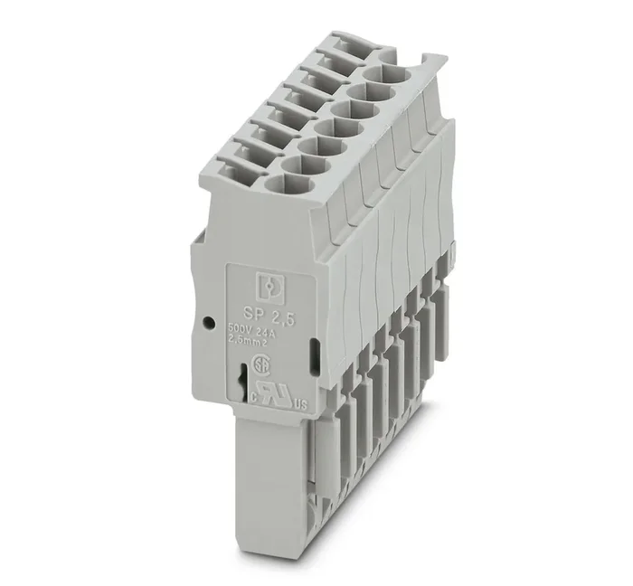 Connecteurs Phoenix Contact SP, 8 pôles , 5.2mm, Cage à ressort, 24A