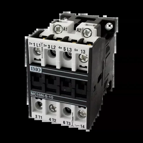 Contacteur 3 pôles normalement ouvert+1 normalement ouvert 230 v ac 11kw-22a ac3
