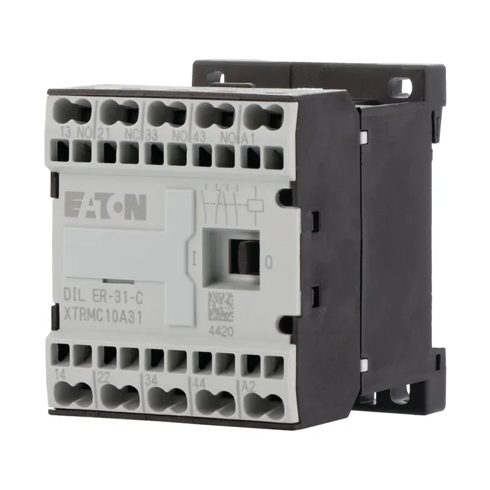 Contacteur Eaton série DILER, 4 pôles , 1 NC, 3 N/O, 6 A, 440 V, 25 VA