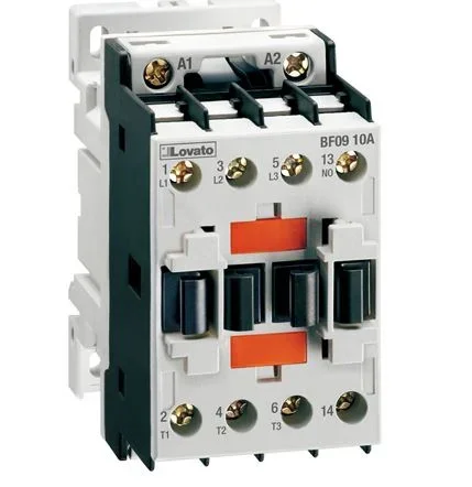 Contacteur Lovato série BF, 3 pôles , 1 NF, 9 A, 110 V c.a., 7,5 kW