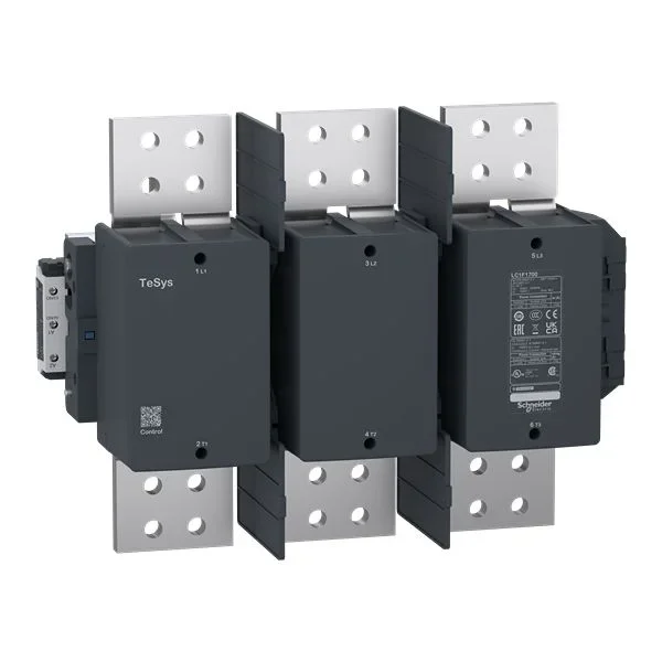 Contacteur Schneider Electric série TeSyS F, 3 pôles , 3 NO, 1.7 kA, 110 V, 200 kW
