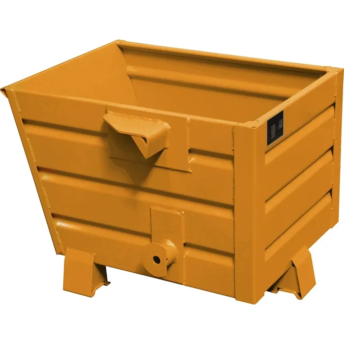 Conteneur basculant pour copeaux BSL avec fond en tôle perforée – eurokraft pro