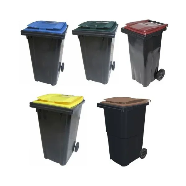 Conteneur poubelle bicolore SULO – 240 litres
