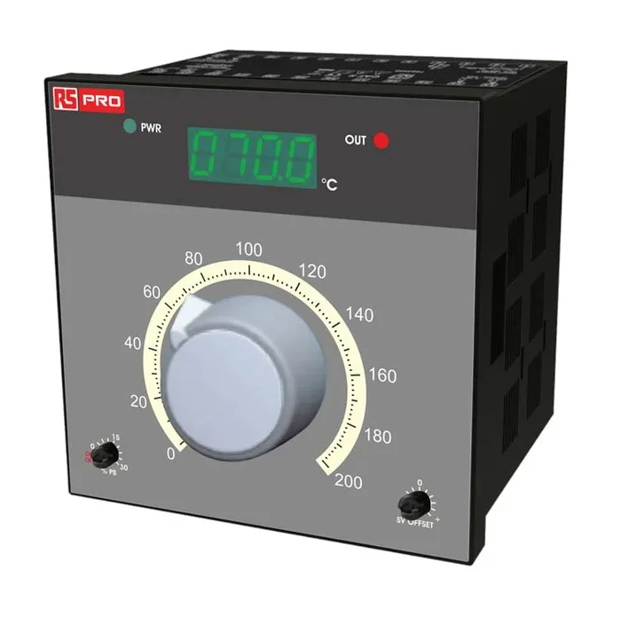 Contrôleur de température Marche/Arrêt RS PRO, 230 V c.a., 96mm, 2 sorties analogiques