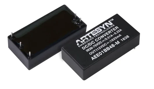 Convertisseur DC-DC Artesyn AEE15W-M, Montage traversant, 15W, 1 sortie, 24V c.c., 620mA