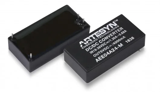 Convertisseur DC-DC Artesyn AEE20W-M, Montage traversant, 20W, 1 sortie, 24V c.c., 840mA