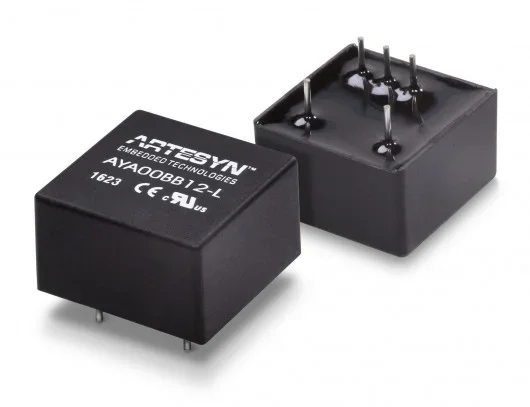 Convertisseur DC-DC Artesyn AYA, Montage traversant, 1.3W, 1 sortie, 3.3V c.c., 400mA