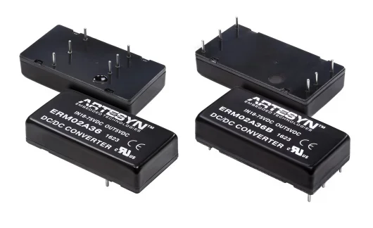 Convertisseur DC-DC Artesyn ERM, Montage traversant, 10W, 1 sortie, 24V c.c., 410mA
