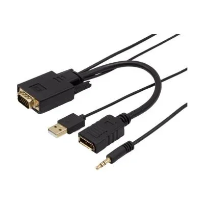 CONVERTISSEUR VGA+AUDIO VERS DISPLAYPORT