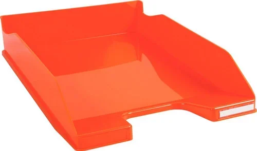 Corbeille à courrier A4+ orange gloss