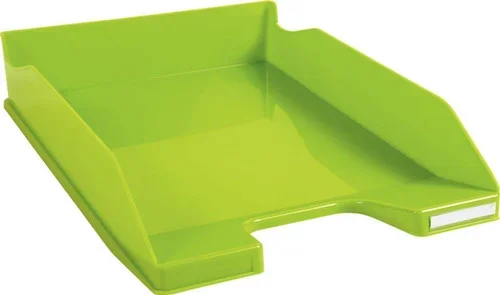 Corbeille à courrier A4+ vert anis gloss
