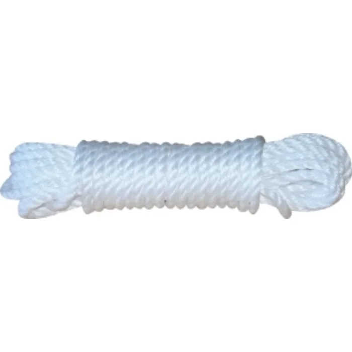 CORDAGE POLYPRO ANTI-UV BLANC 6MM X 7.5M – Neutre – 27460