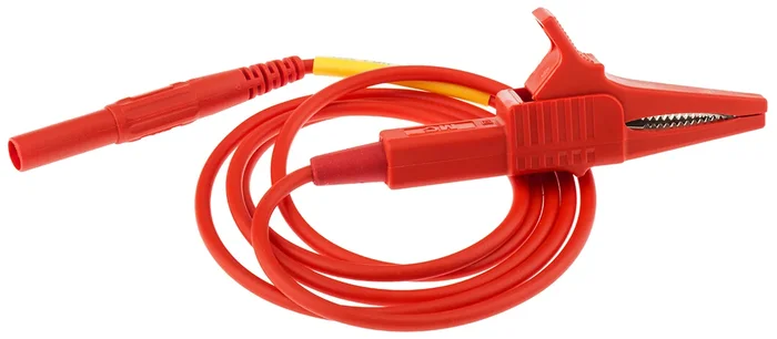 Cordon de test 4mm Staubli, Rouge, 15A, 1000V c.a., long. 1m