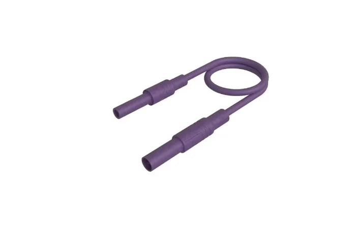 Cordon de test à pointe de touche 4mm Hirschmann, Violet, 32A, long. 1m