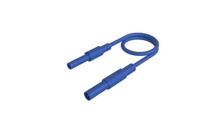 Cordon de test Hirschmann, Bleu, 32A, long. 250mm