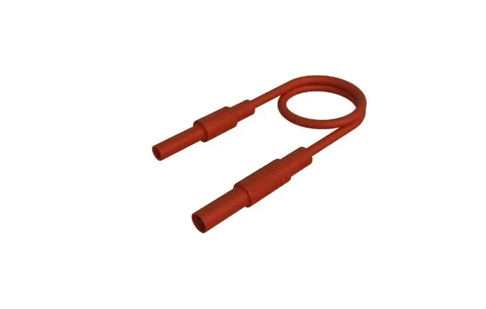 Cordon de test Hirschmann, Rouge, 32A, long. 500mm