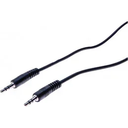 Cordon stéreo jack 3.5 mm noir – 15 m