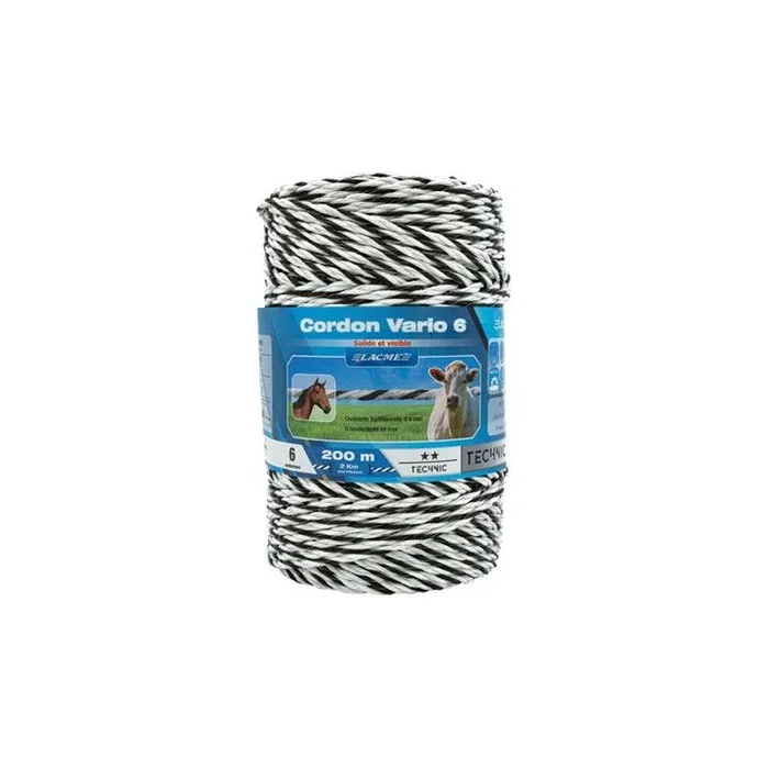Cordon vario 6 6 Conducteurs Bobine 200 m – LACME – 638000
