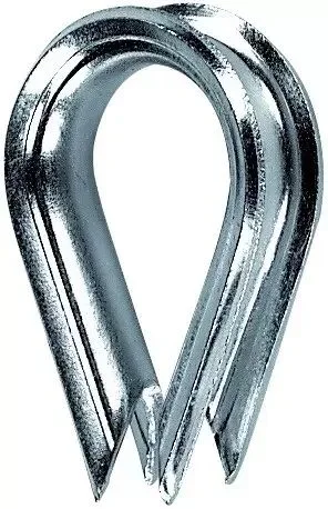 Cosse coeur acier zingue dia 6 vrac