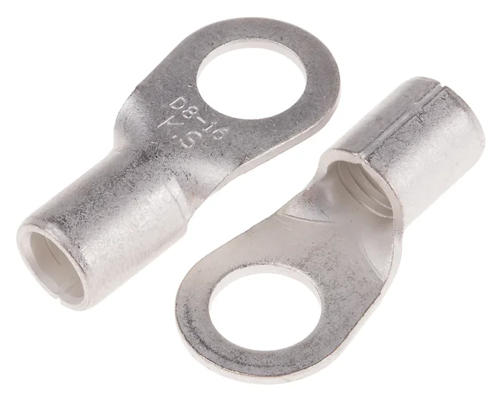 Cosses à œillet RS PRO, Non-isolée, 16mm², 8.4mm, 14mm