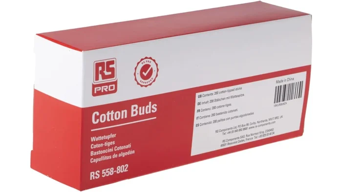 Coton-tige en Coton pour Ordinateurs , 150mm, Boîte de 200